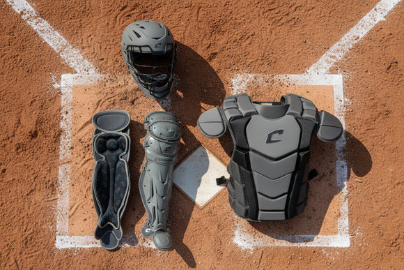 Champro Optimus Champion Plus Baseball Catchers Kit - Light Gray