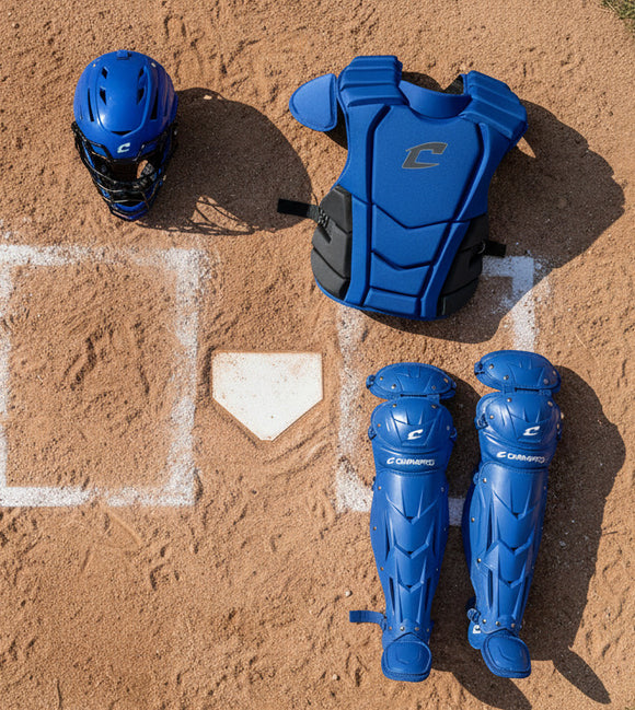 Champro Optimus Champion Select Baseball Catchers Kit - Royal