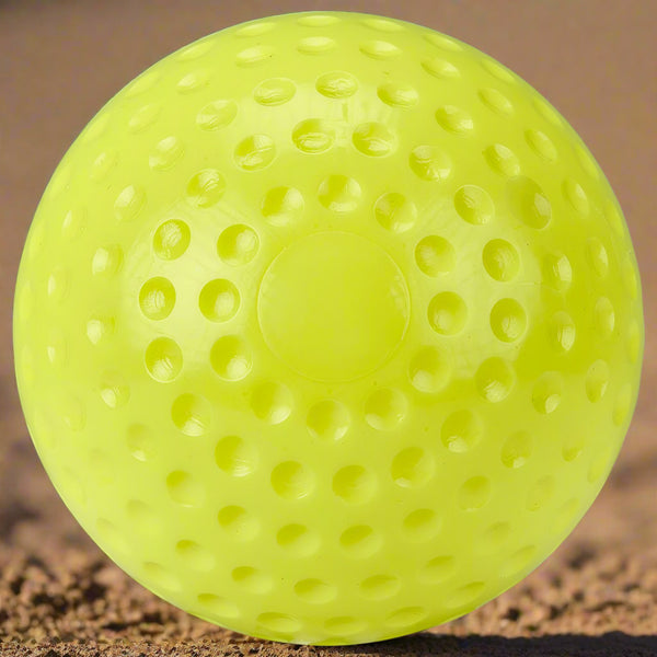 11" Dimple Molded Softball - Optic Yellow