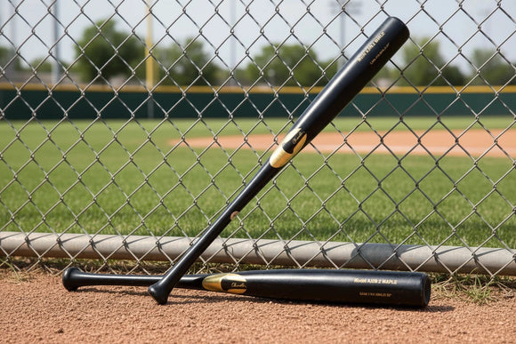 Chandler AJ99.2 XP Maple Wood Bat - Black/Black