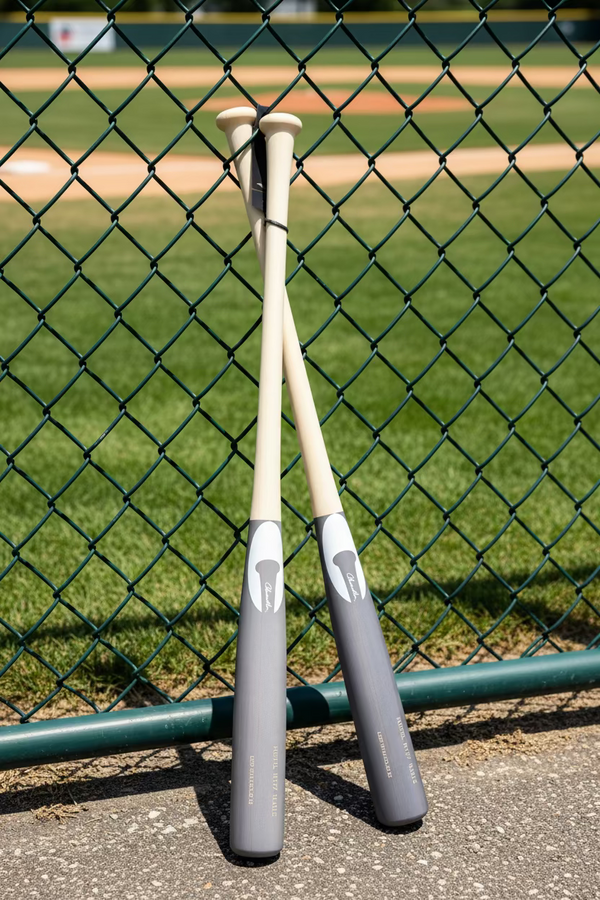 Chandler MT27 Maple Wood Bats - Clear/Palladium