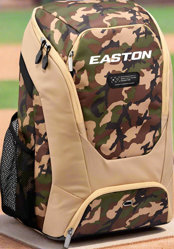 Easton Dugout Backpack - Tan/Army Camo