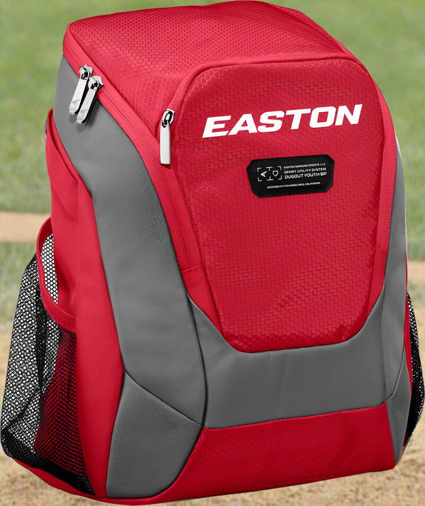Easton Dugout Youth Backpack - Red