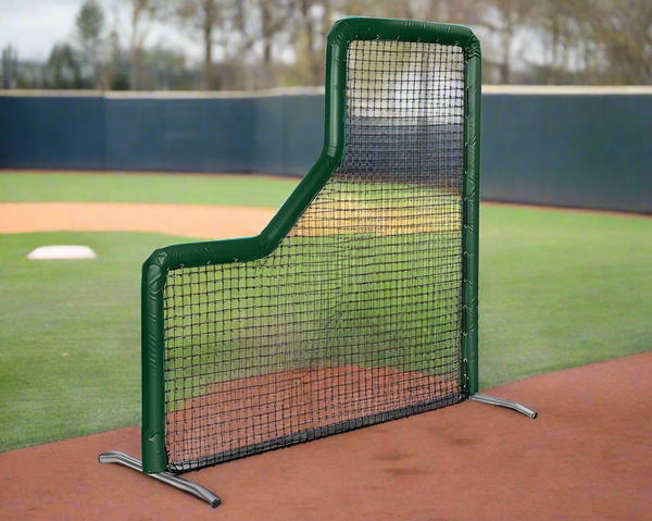 Bullet Baseball L-Screen (7' x 7') - Dark Green