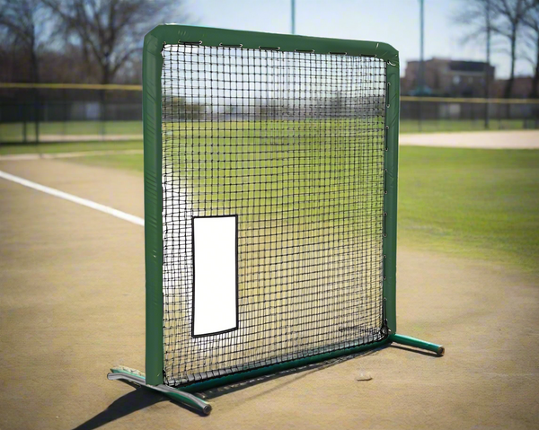 Bullet Fastpitch Softball Screen (7' x 7') - Dark Green