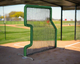 Bullet Baseball and Fastpitch L-Screen Combo (7' x 7') - Dark Green
