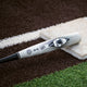 Close-up of the barrel of the 2025 Easton Split™ -3 BBCOR Baseball Bat