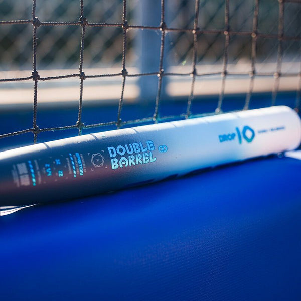 Close-up of the specs on the 2025 Easton Ghost OG -10 Fastpitch Bat