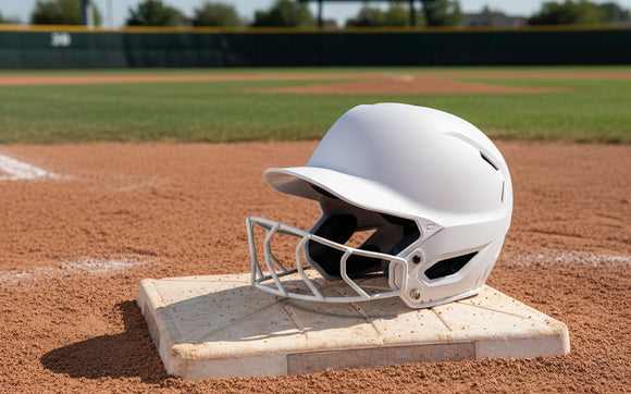 Champro HXE Fastpitch Matte Batting Helmet - White