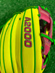 Close-up of the logo on the Wilson A2000 1975SS 11.75" Baseball Glove - GOTM March 2026