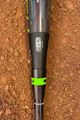 Close-up of the certification stamp on the 2027 Marucci CATX RCKLESS Gen 2 Composite -5 Senior League USSSA Big Barrel Baseball Bat