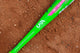 Close-up of the certification stamp on the 2027 Marucci CATX RCKLESS Gen 2 -11 Senior League USA Baseball Bat