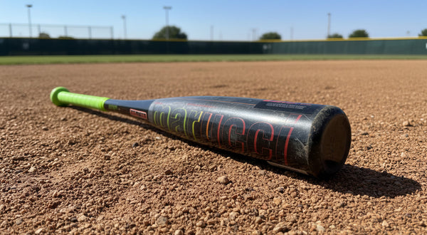 Close-up of the end of the barrel on the 2027 Marucci CATX RCKLESS Gen 2 Composite -13 USA Tee Ball Bat