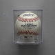 Close-up of one Rawlings MLB™ Baseball in a display cube