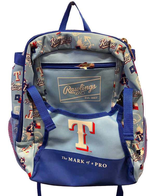 Rawlings Texas Rangers T-ball backpack