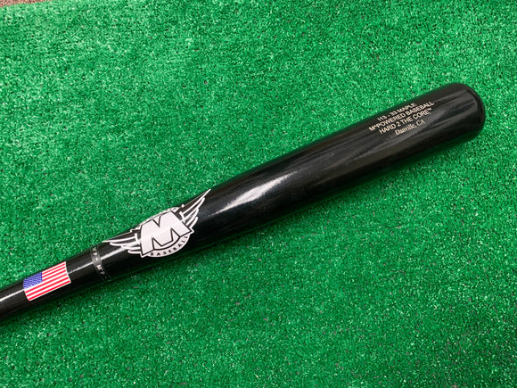 Specs imbedded in the barrel of the MPowered Hard 2 The Core™ Maple Wood Bat - Model I13