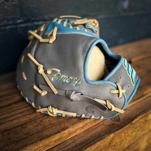 Emery Summit Series PMB1 First Base Mitt – Grey/Columbia