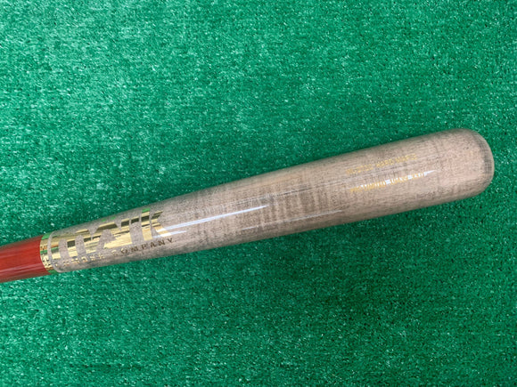 Barrel end of the Märk Lumber Company Pro Limited Series ML-271C Wood Baseball Bat