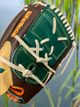 Close-up of the web on the Marucci Nightshift Series Mallard Pro 15K2 12" Baseball Glove