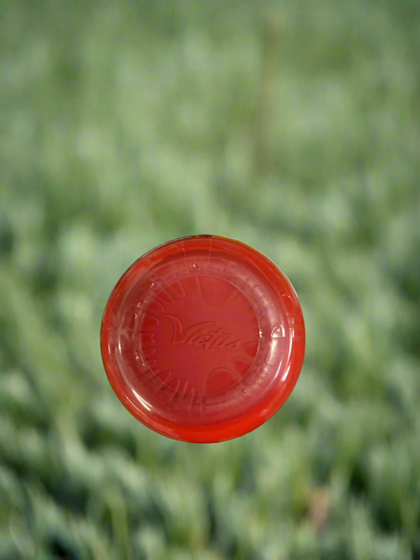 Close-up of the end cap on the Victus Vibe Crayon USSSA -10 Baseball Bat 