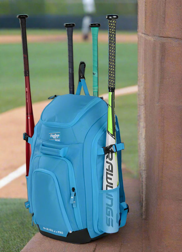 Rawlings Legion 2 Player's Backpack with four bats