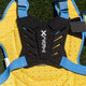 Rear view of the chest protector in the Easton MAV X  Catchers Kit - Columbia/Navy