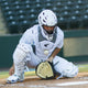 Player catching with the Easton MAV X Adult Catchers Kit