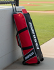 Underneath view of the Marucci Stockade V2 Wheeled Duffel