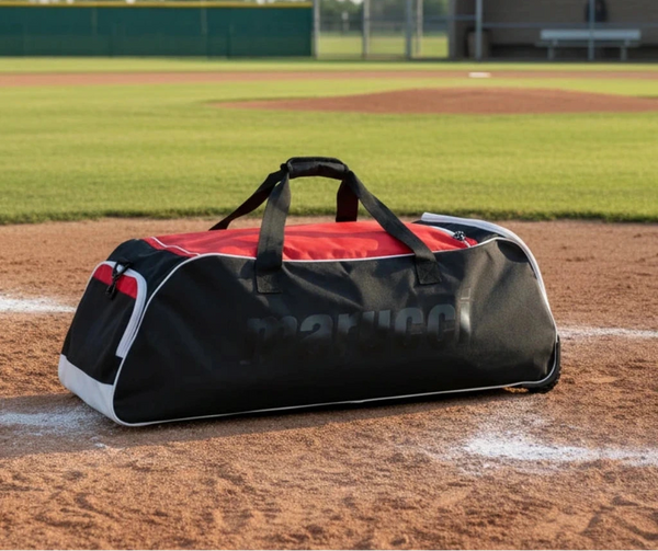 Side view of the Marucci Stockade V2 Wheeled Duffel