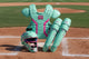 Rawlings MACH™ Pro Series Intermediate Baseball Catchers Set - Mint Green and Pink