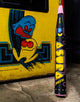 Close-up of the barrel of the Marucci Asura Rise Pac-Man™ Fastpitch Bat