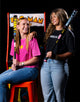 Two players modeling the Marucci Asura Rise Pac-Man™ Fastpitch Bat