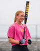 Player preparing to hit with the Marucci Asura Rise Pac-Man™ Fastpitch Bat