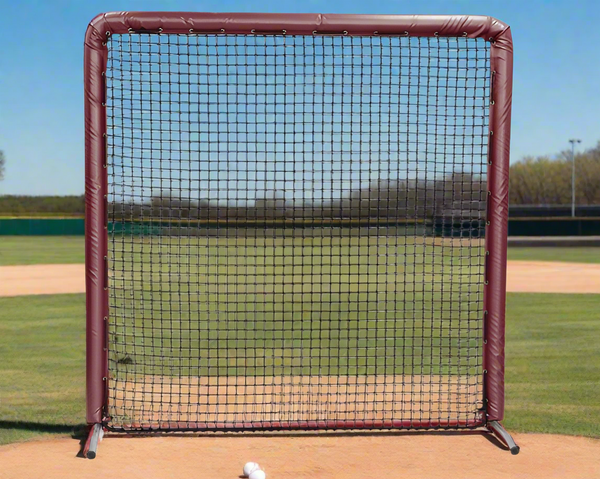 Bullet On-Field Protective Screen (10' x 10') - Maroon