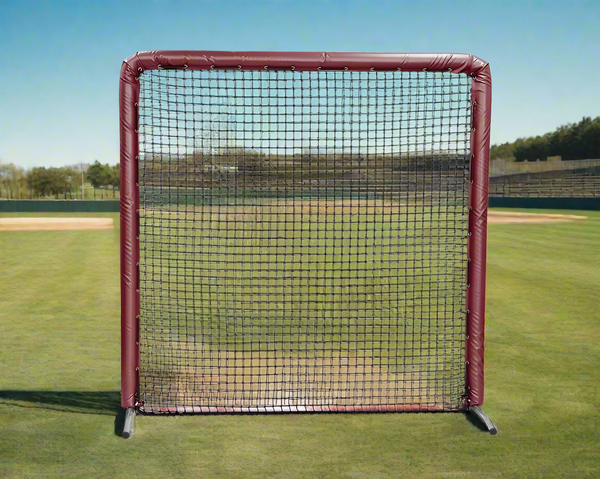 Bullet On-Field Protective Screen (8' x 8') - Maroon