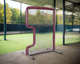 Bullet Front Toss L-Screen (7' x 5') - Maroon