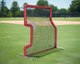 Bullet Baseball and Fastpitch L-Screen Combo (7' x 7') - Maroon