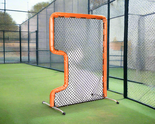 Bullet Front Toss L-Screen (7' x 5') - Orange
