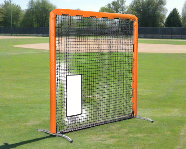 Bullet Fastpitch Softball Screen (7' x 7') - Orange