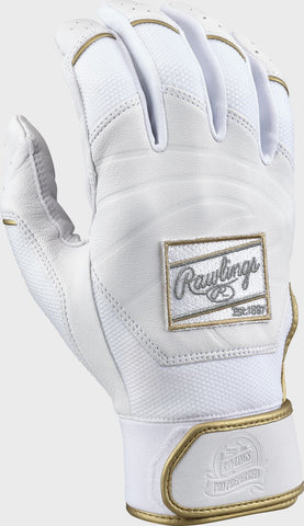 Rawlings Pro Preferred Batting Gloves - White