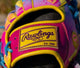 Close-up of the logo on the wrist of the Rawlings Heart of the Hide Spring Break 12" Fastpitch Glove