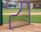 Bullet Baseball L-Screen (7' x 7') - Purple
