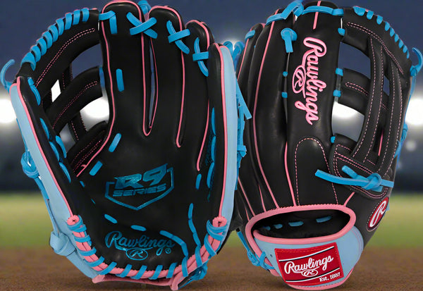 Rawlings R9 12.75" R93029-6BP Baseball Gloves