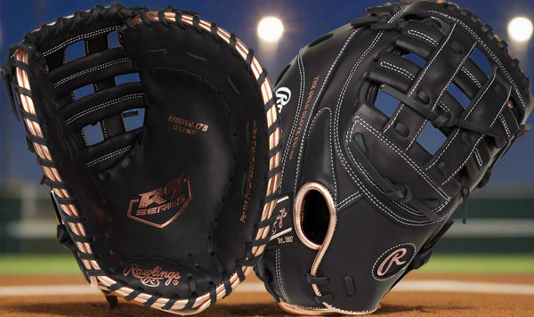 Rawlings R9 Series 12.5" R9SBFBM-17B Fastpitch 1st Base Mitt