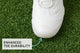 Close-up of the toe of the Ringor® Pro 2 Women's Fastpitch Turf Shoe - White