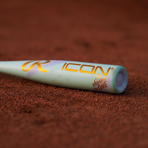 Close-up of the barrel on the 2026 Rawlings ICON™ The Chosen One -10 USA Baseball Bat