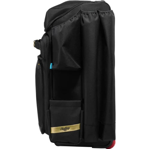 Side view of the Rawlings Gold Collection™ Wheeled Bag 2