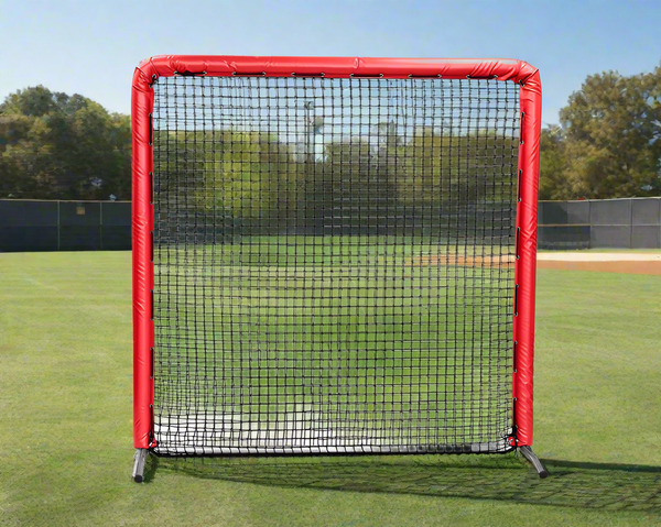 Bullet On-Field Protective Screen (8' x 8') - Red