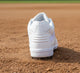 Rear view of the Ringor® Pro 2 Women's Molded Fastpitch Cleat - White