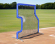 Bullet Baseball and Fastpitch L-Screen Combo (7' x 7') - Royal